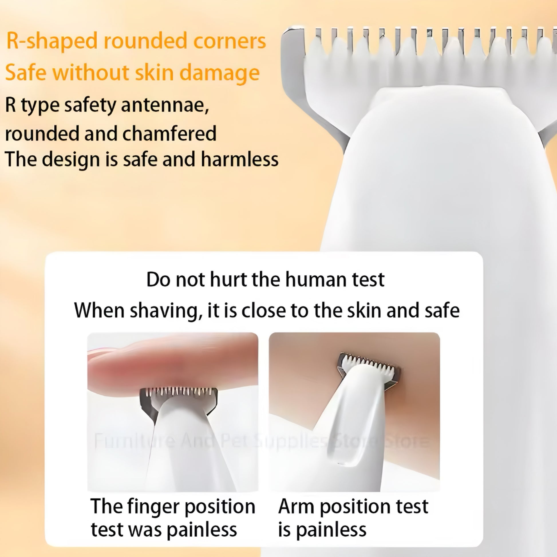 USB Pote-trimmer med LED-lys – For presis og skånsom pelsstell