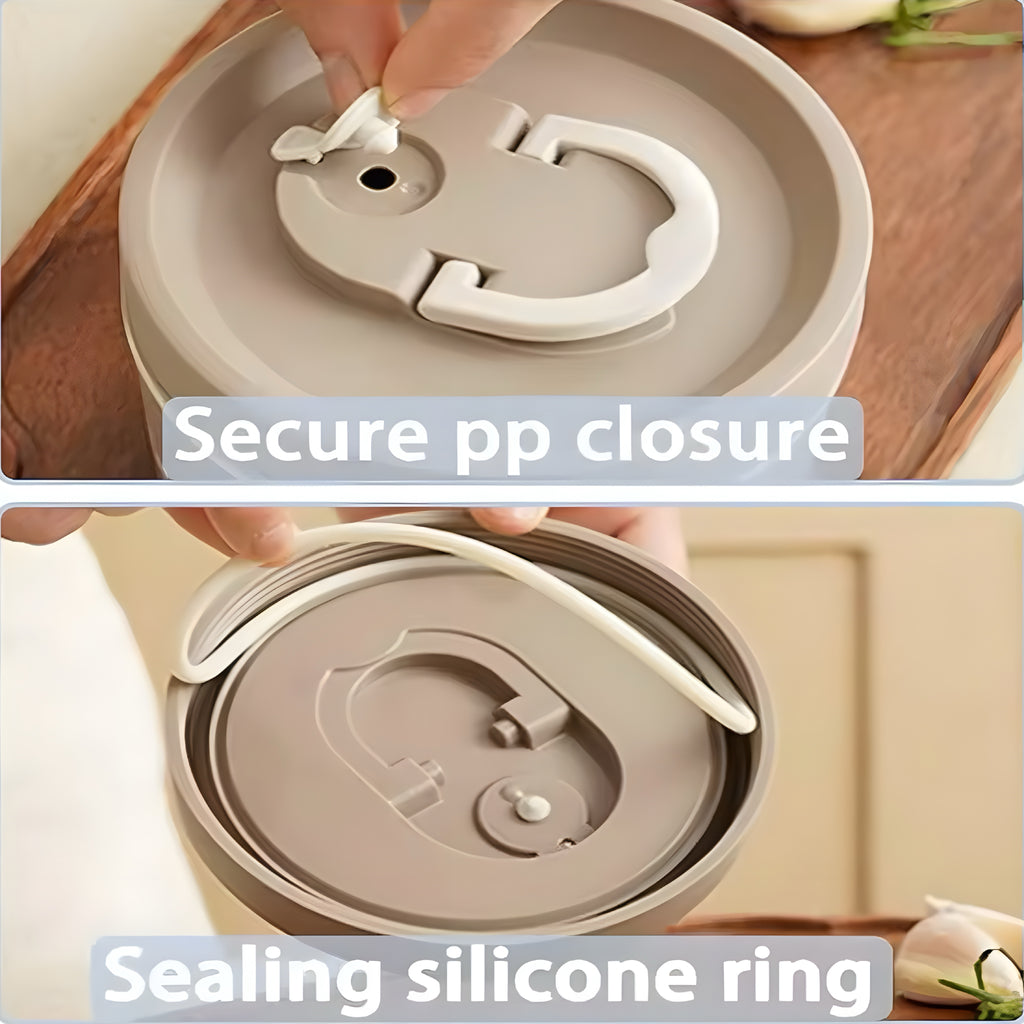 ThermoStack – Isolert Matbokssett med Tre Stablebare Beholdere