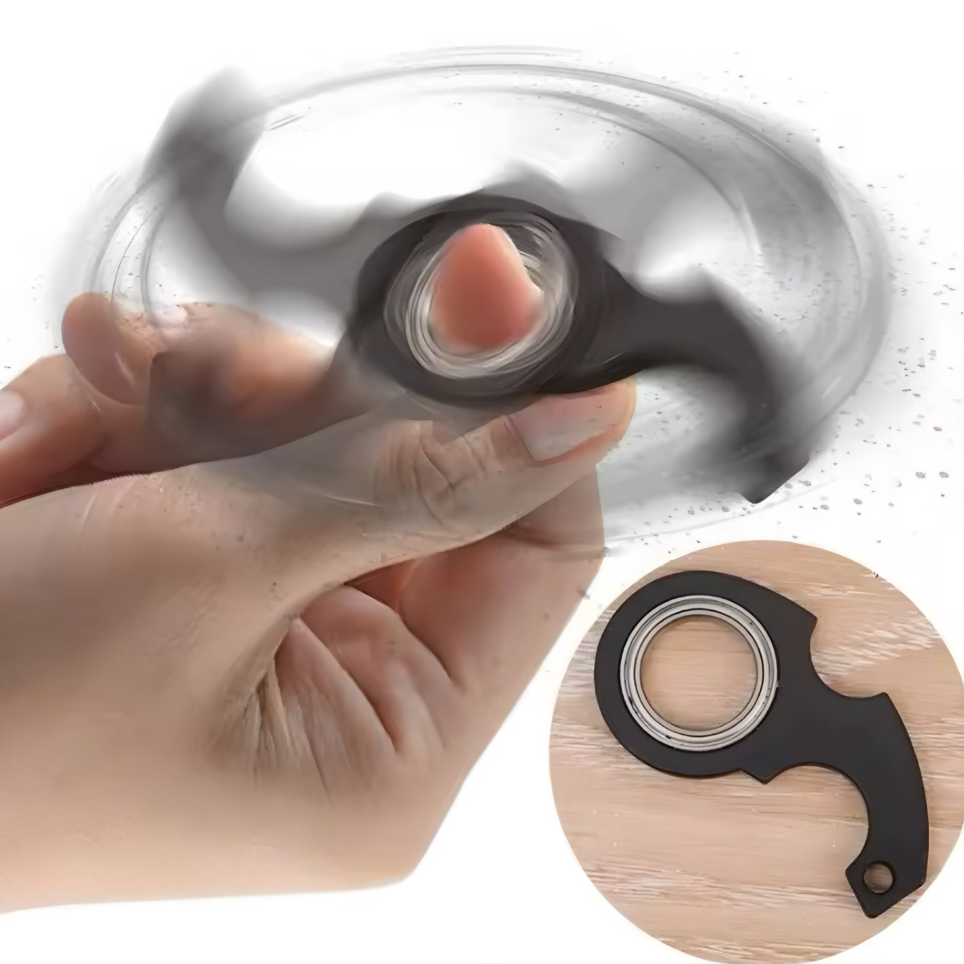 Fidget Spinner Nøkkelring
