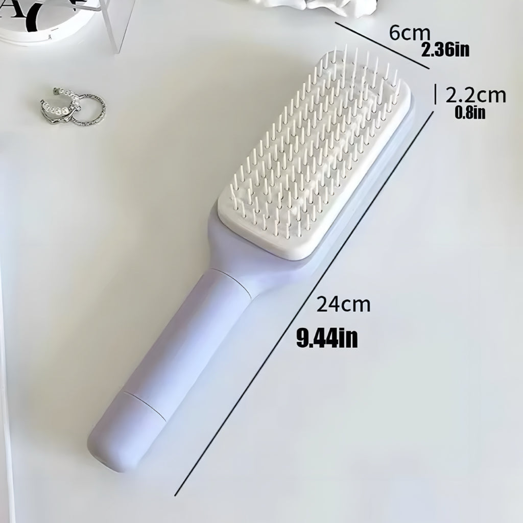 Selvrensende Roterende Hårbørste med Løftekam