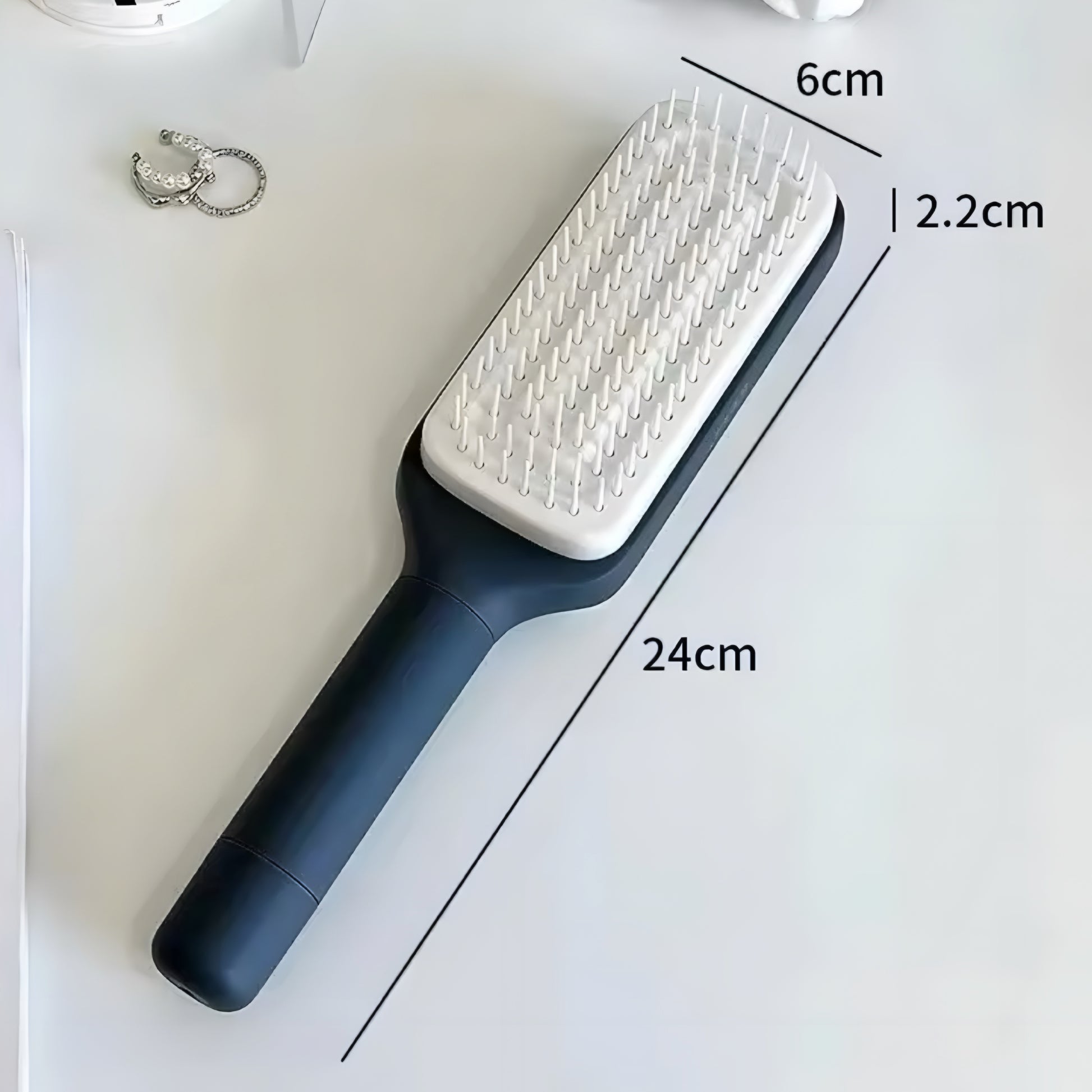 Selvrensende Roterende Hårbørste med Løftekam