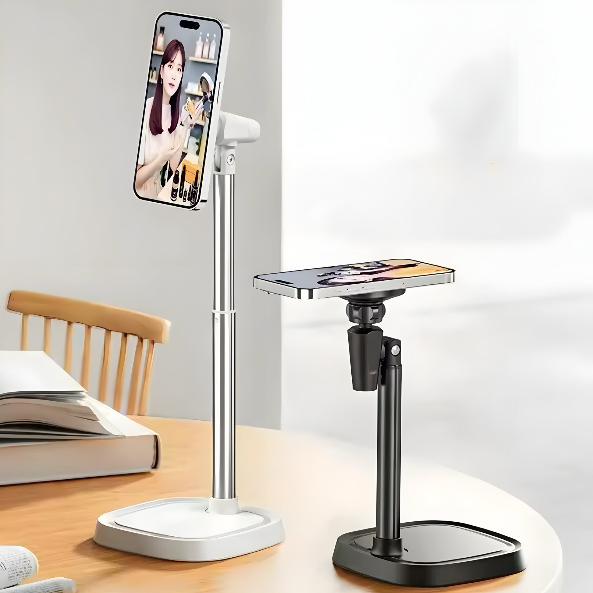 Aluminiumsstativ med Magnet – Justerbart og Elegant