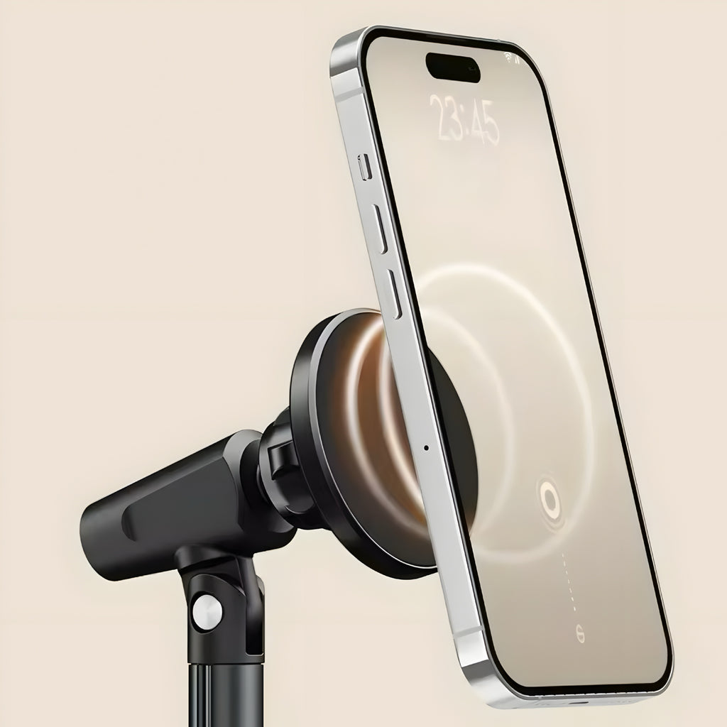 Aluminiumsstativ med Magnet – Justerbart og Elegant