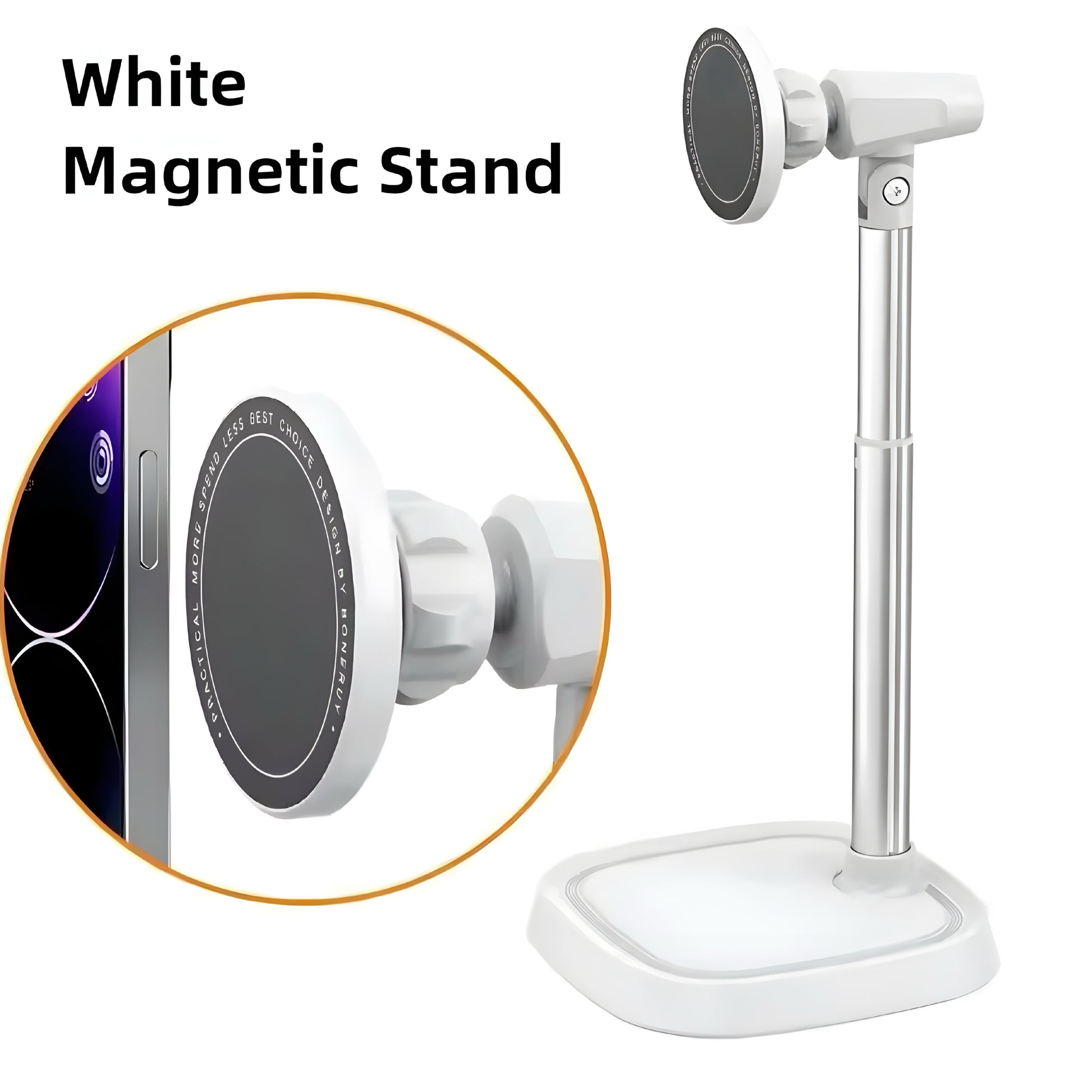 Aluminiumsstativ med Magnet – Justerbart og Elegant