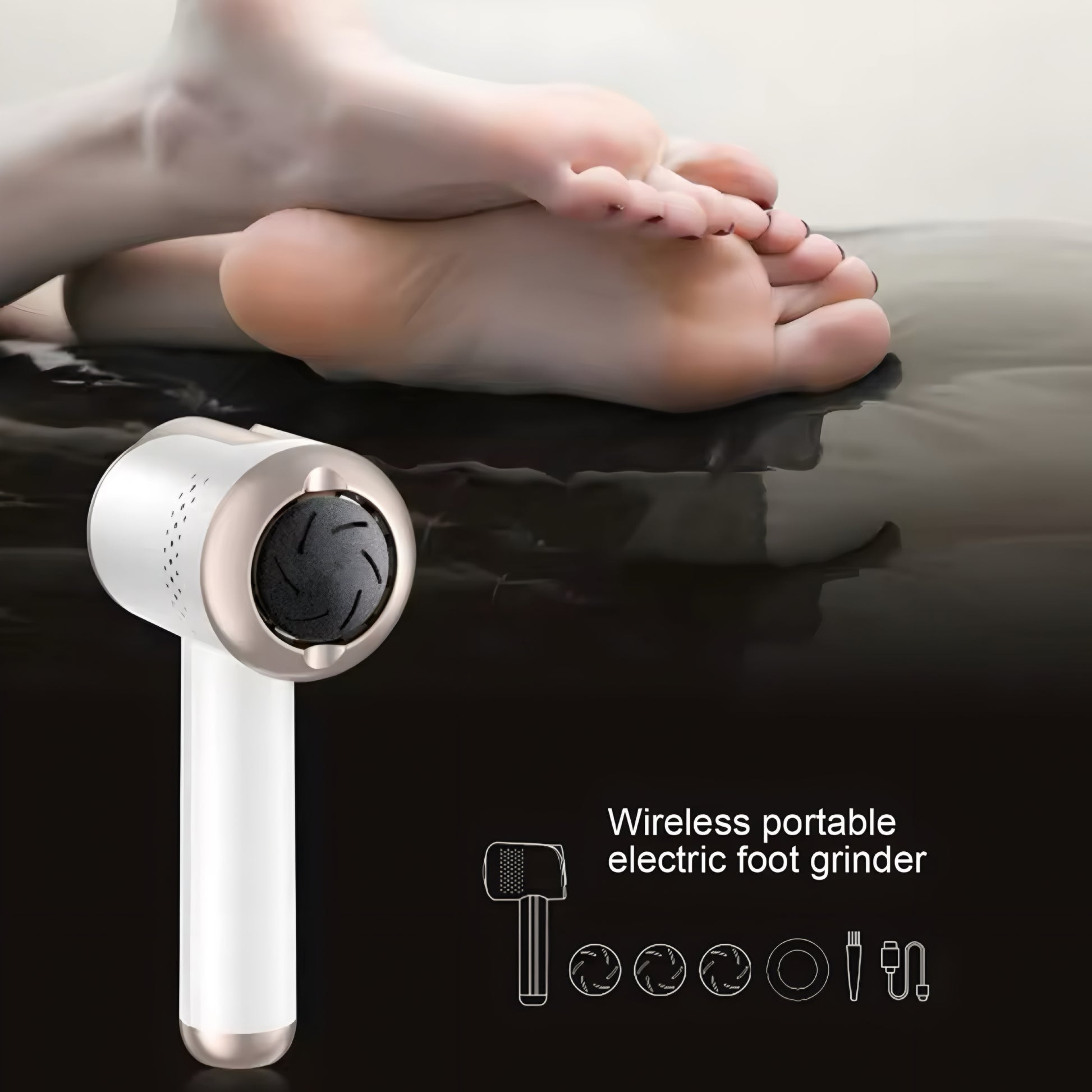 Electric Foot Grinder – Myke føtter. Uten anstrengelse.