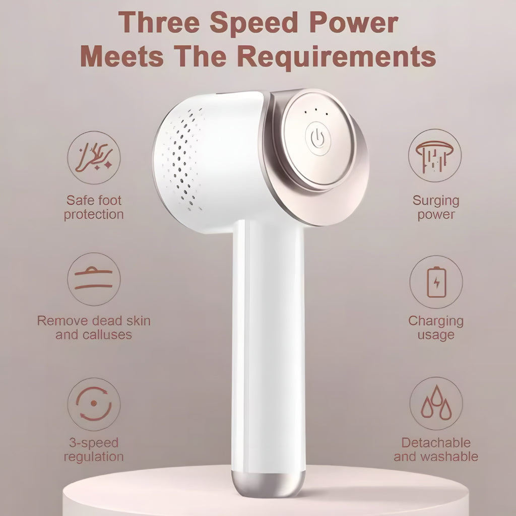 Electric Foot Grinder – Myke føtter. Uten anstrengelse.